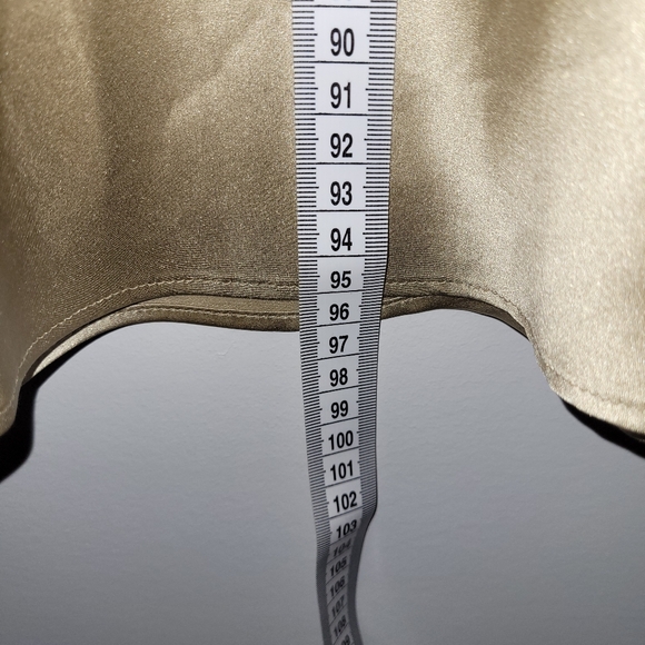 NWT Banana Republic 100% Silk Maxi Skirt XXS Petite Champagne Neutral - Picture 7 of 8